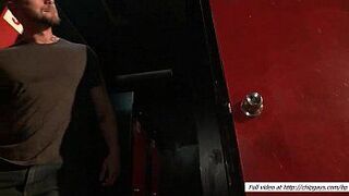 Sex shop cruisers gang on Seth Fisher - porn video