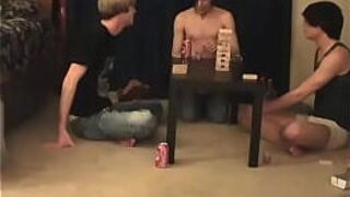 Three super gorgeous twinks having gay porno - porn video