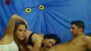Hot Amateur Cam Thressome - porn video