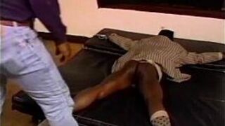 Black tied up bdsm spank - porn video