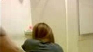 Bathroom Quickie and show on webcam - porn video
