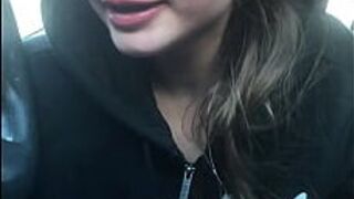 Lesbian bestfriend gives me road head til drinks it - porn video