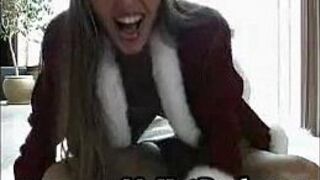 The Christmas Present From My girl - porn video