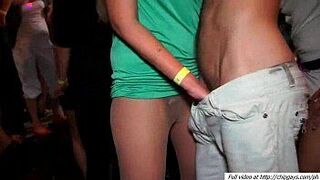 Black stripper and sexy chicks having fun at the party - porn video