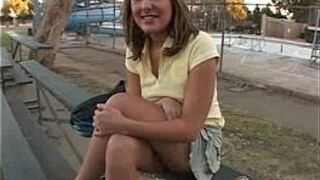 Joey Valentine in College Book Bang - porn video