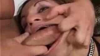 Petite Minx Amber Rayne Furiously Throat Banged - porn video