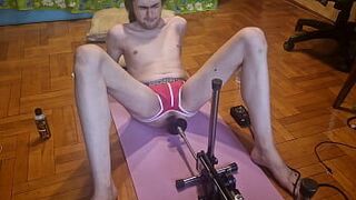 Naked guy fucking machine - porn video