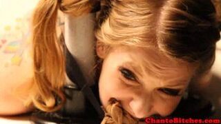 Lezdom mistress rules over worthless sub - porn video