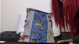 sexy redhead squirts for me - porn video