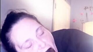 No teeth magic gumjob best head nutted on face on accident - porn video